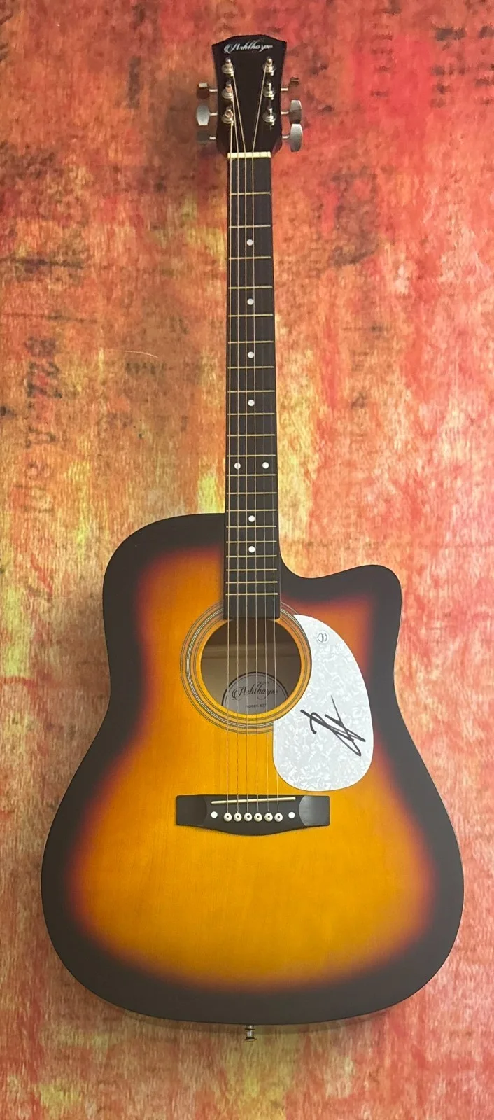 GFA Creed Human Clay * SCOTT STAPP * Signed 41" Acoustic Guitar PROOF COA, изображение 4