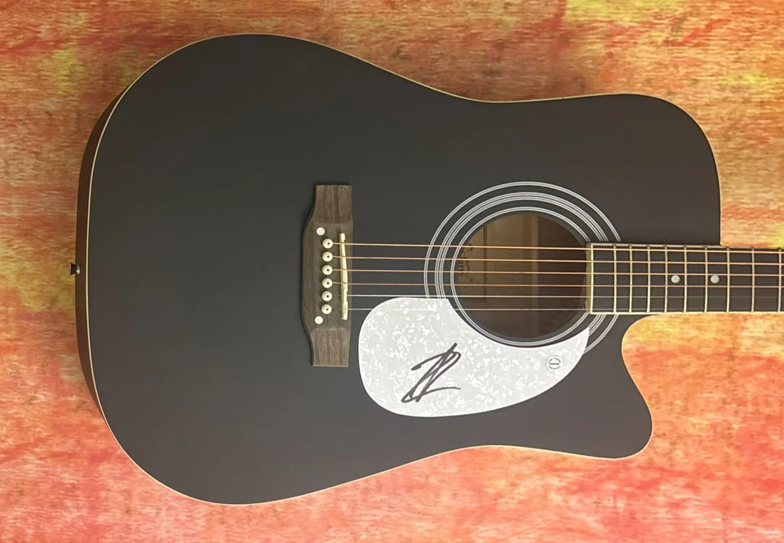 GFA Creed Human Clay * SCOTT STAPP * Signed 41" Acoustic Guitar PROOF COA, изображение 2