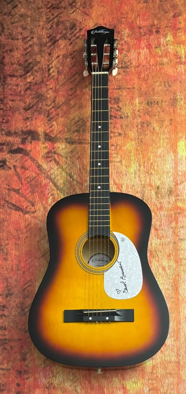 GFA Annie & Broadway Star * CAROL BURNETT * Signed Acoustic Guitar COA, изображение 3