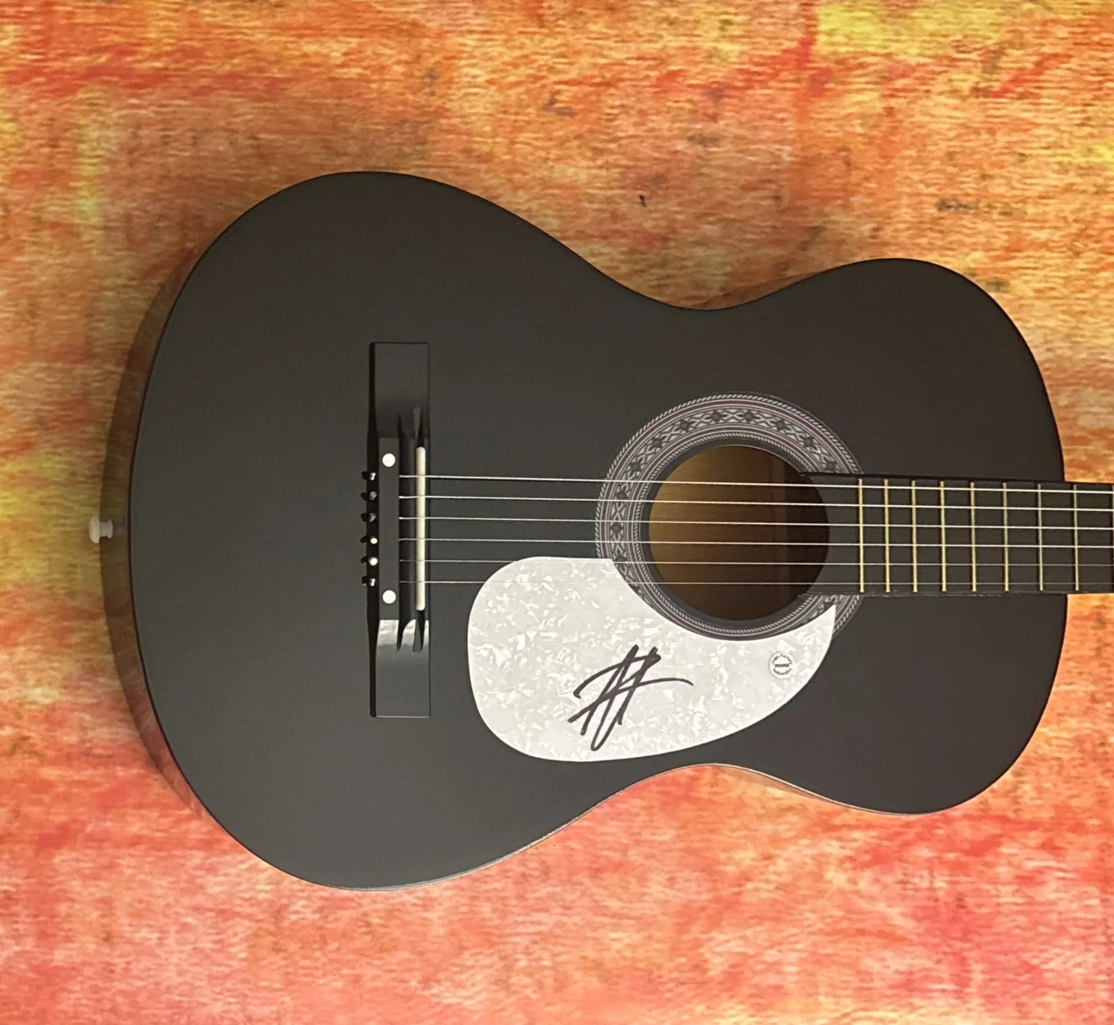GFA Creed Human Clay * SCOTT STAPP * Signed Acoustic Guitar PROOF COA, image 2