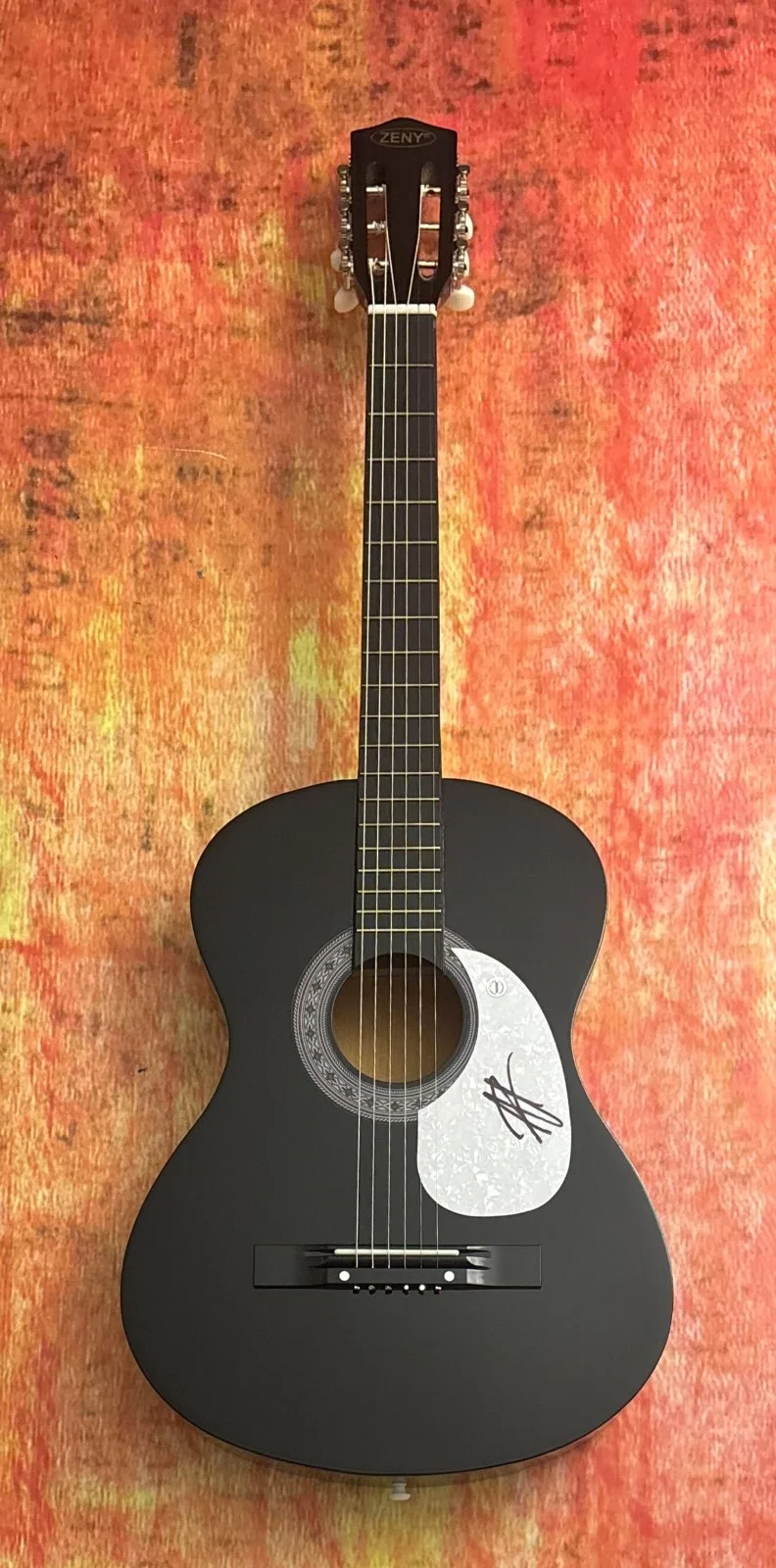 GFA Creed Human Clay * SCOTT STAPP * Signed Acoustic Guitar PROOF COA, image 4