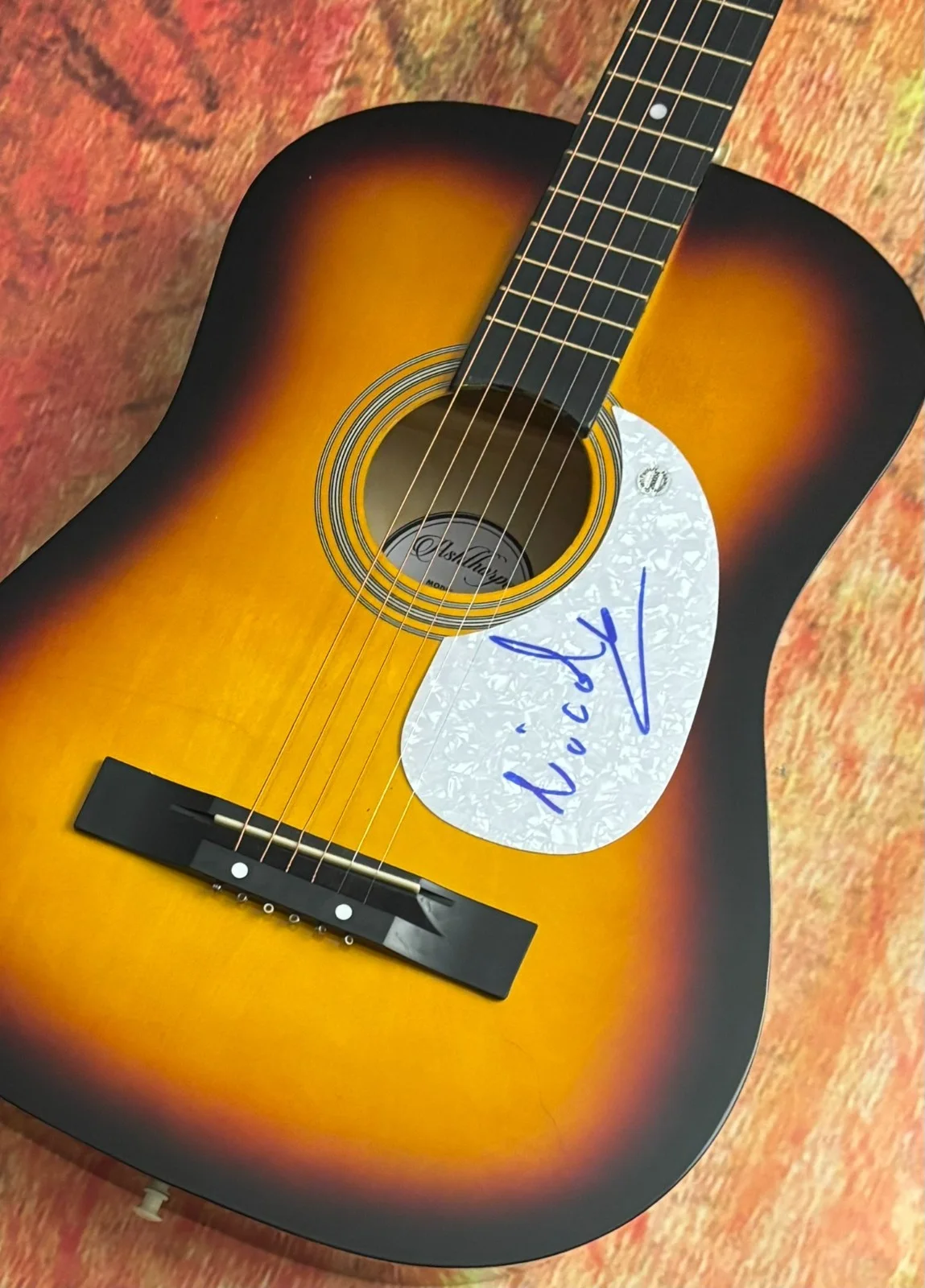 GFA Gipsy Kings Bamboleo * NICOLAS REYES * Signed Acoustic Guitar COA, изображение 4