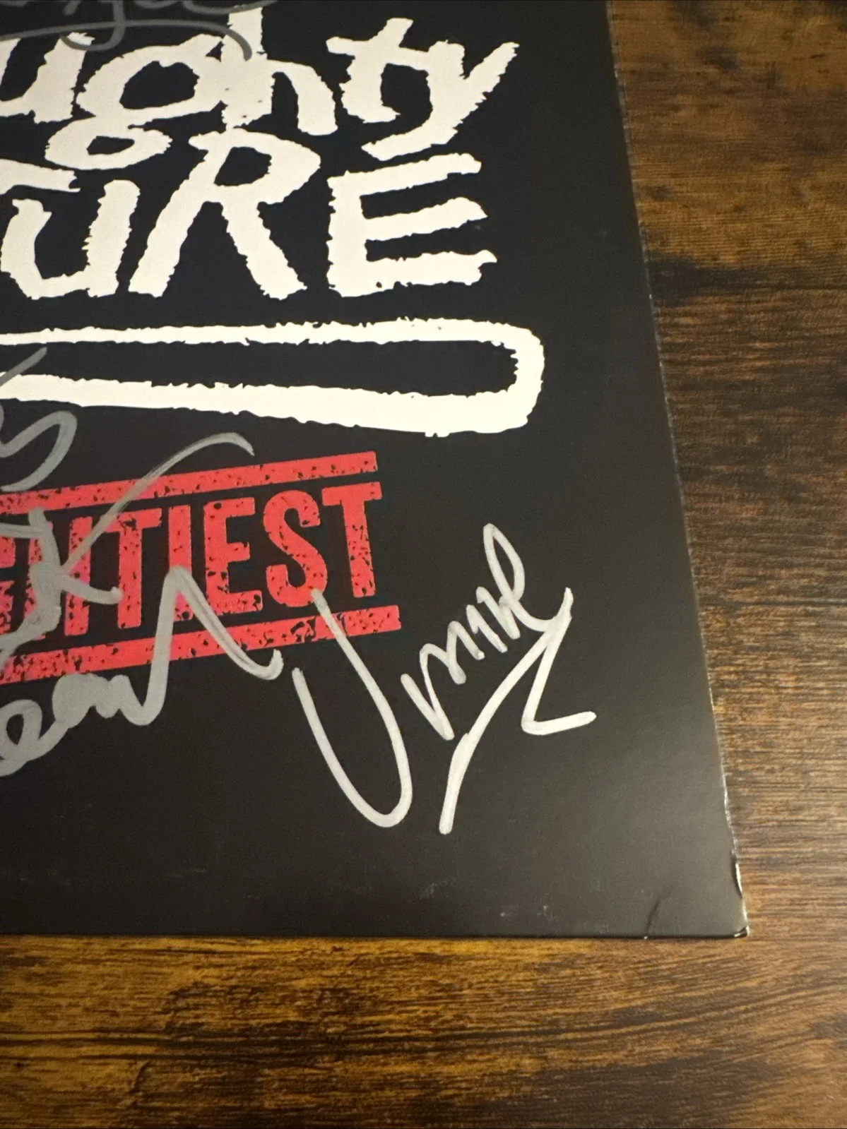 TREACH VIN Rock Kay Gee SIGNED The Naughtiest VINYL AUTOGRAPH NAUGHTY BY NATURE, изображение 4