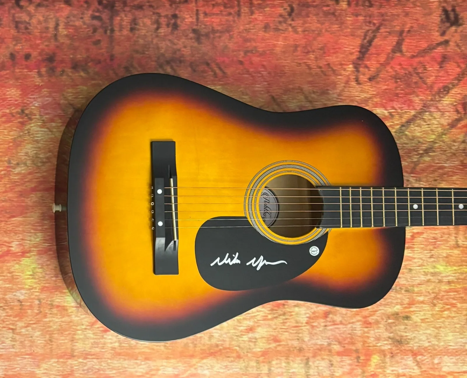 GFA Good Time & Paradise to Me * NIKO MOON * Signed Acoustic Guitar PROOF COA, image 2