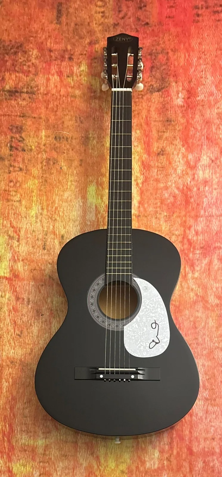 GFA Ryan O'Neal Singer * SLEEPING AT LAST * Signed Acoustic Guitar PROOF COA, изображение 4