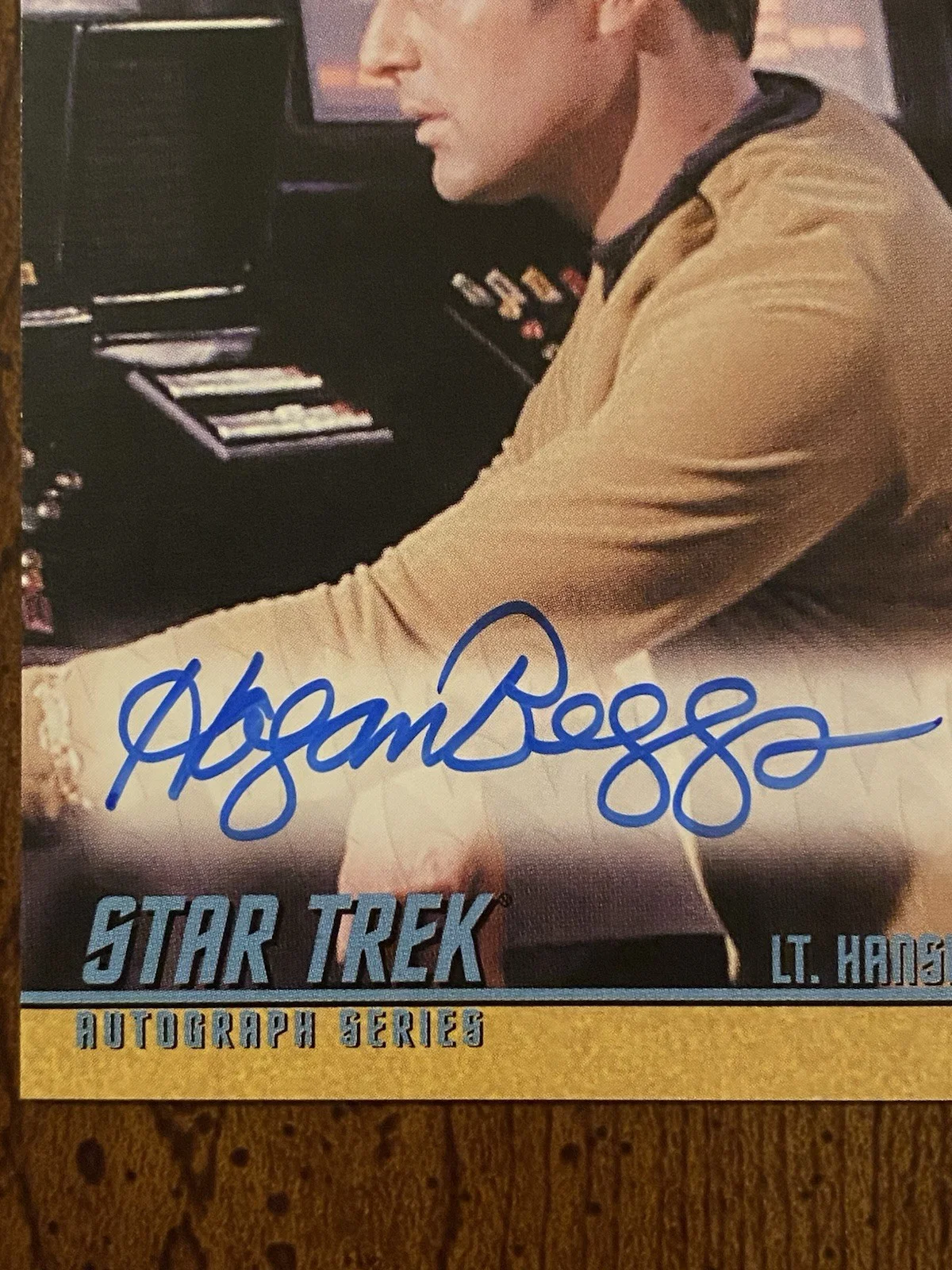 Hagan Beggs — Hagan Beggs Signed Autographed Star Trek The Original Series Card Rittenhouse, изображение 2