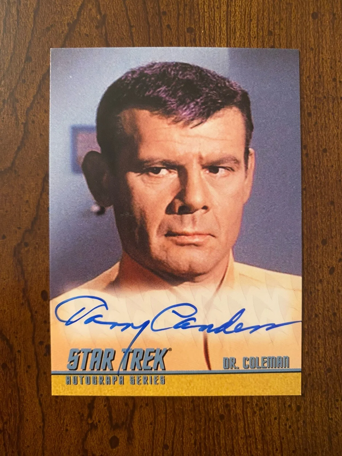 Harry Landers — Harry Landers Signed Autographed 2008 Star Trek Trading Card Rittenhouse