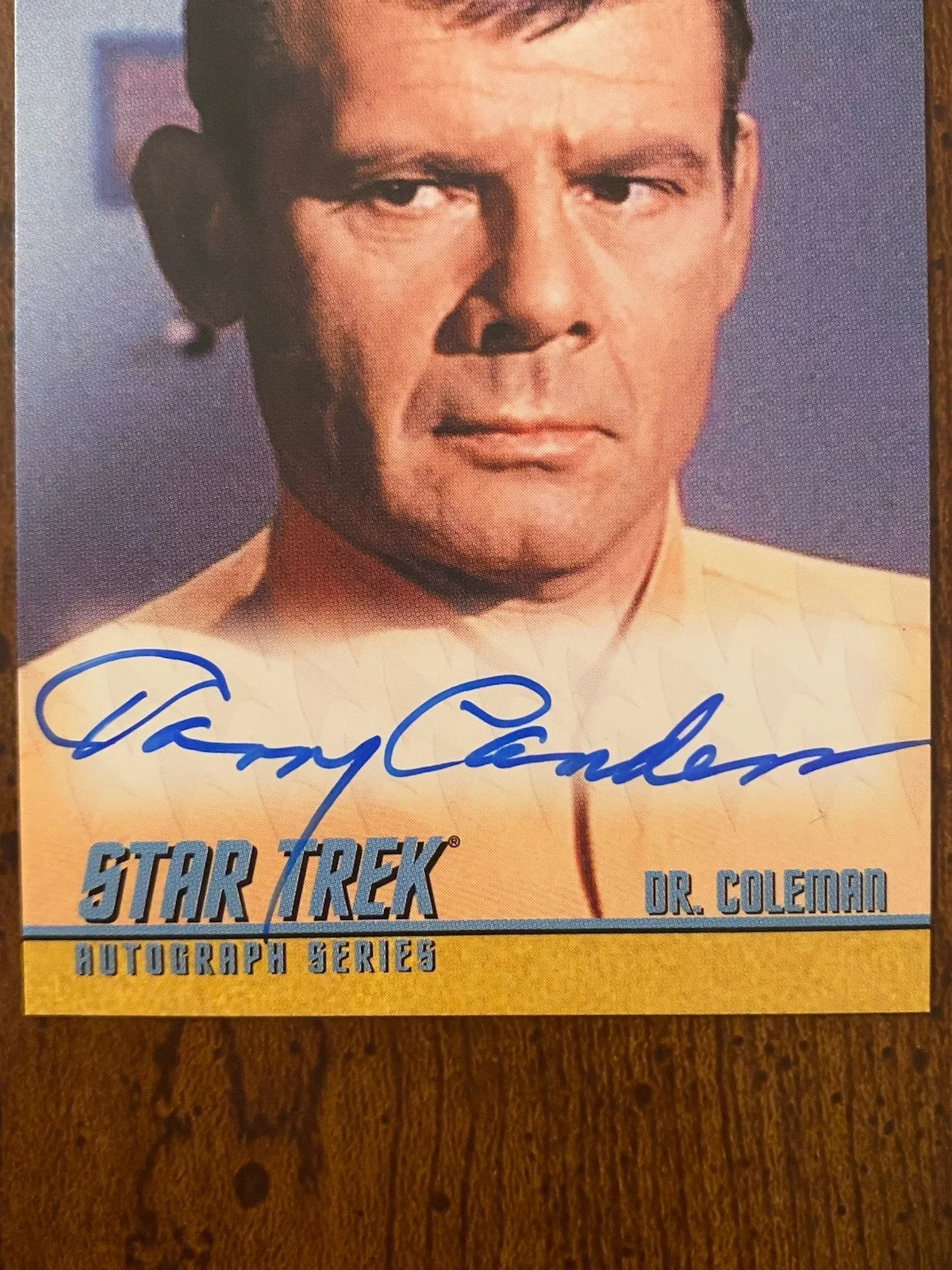 Harry Landers — Harry Landers Signed Autographed 2008 Star Trek Trading Card Rittenhouse, image 2