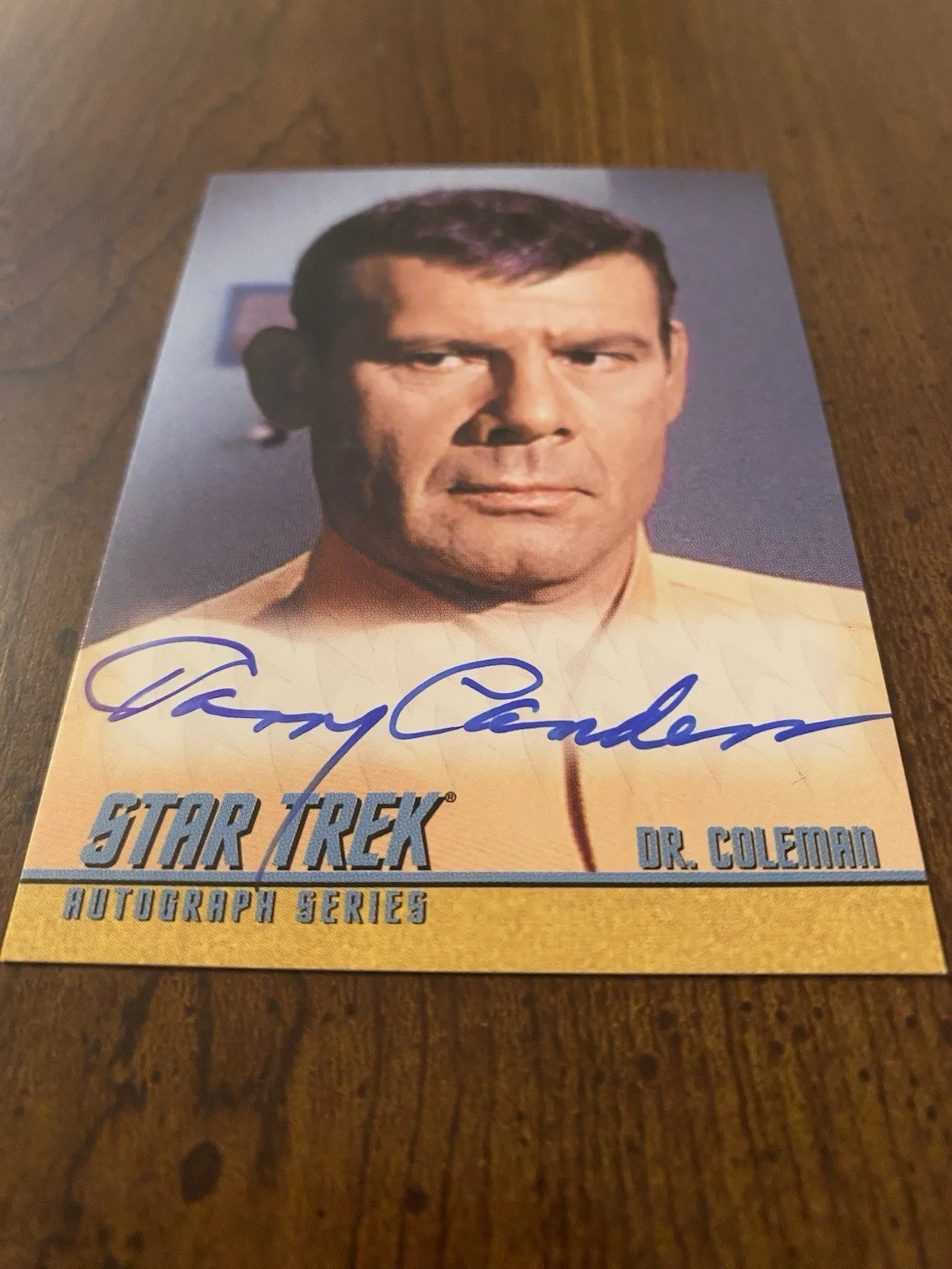 Harry Landers — Harry Landers Signed Autographed 2008 Star Trek Trading Card Rittenhouse, image 3