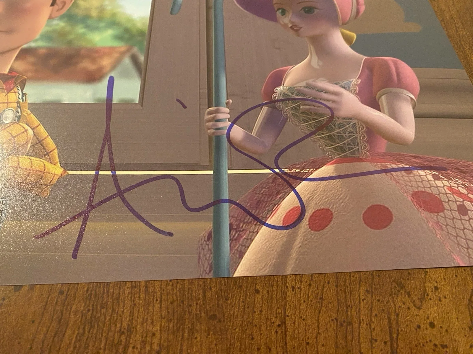 Annie Potts — Annie Potts Signed Autographed Photo Bo Peep With Woody Toy Story Beckett BAS, изображение 3