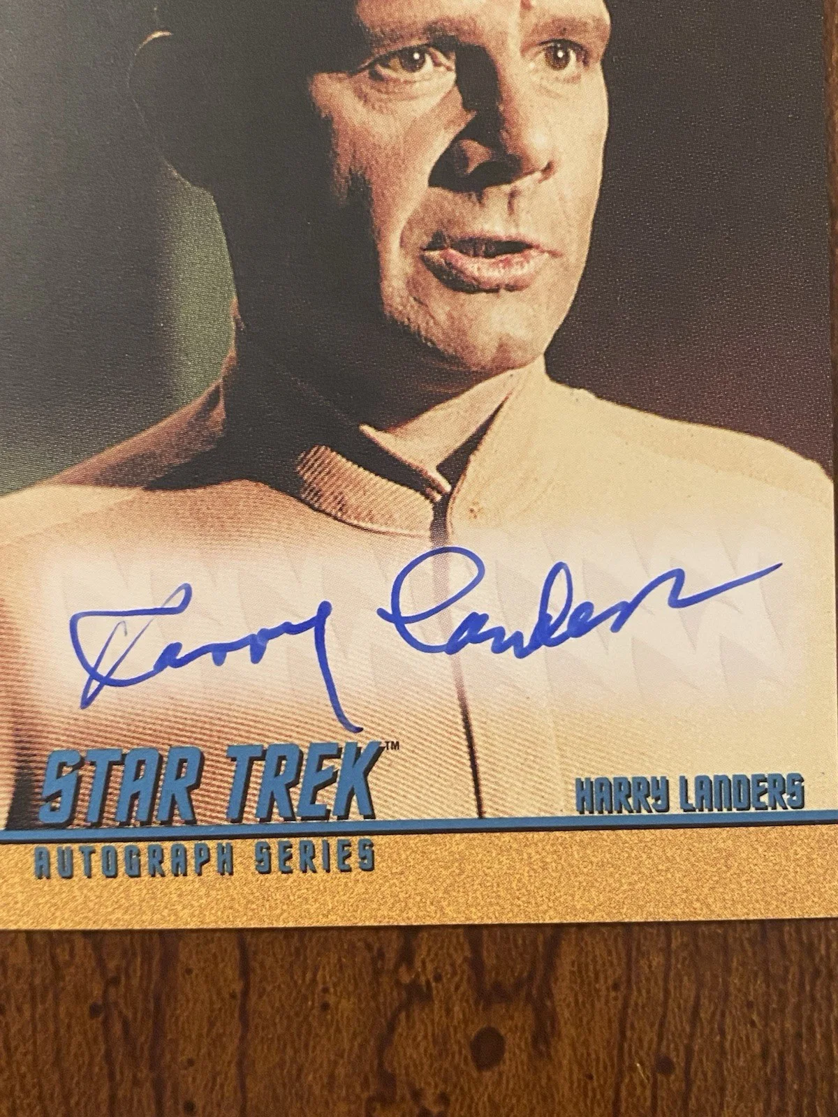Harry Landers — Harry Landers Signed Autographed 2004 Star Trek Trading Card Rittenhouse, image 2