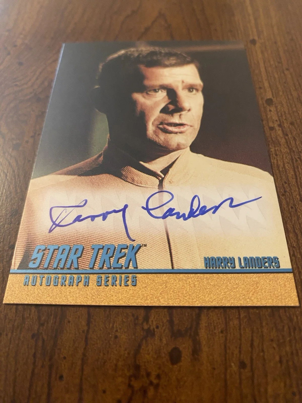 Harry Landers — Harry Landers Signed Autographed 2004 Star Trek Trading Card Rittenhouse, image 3