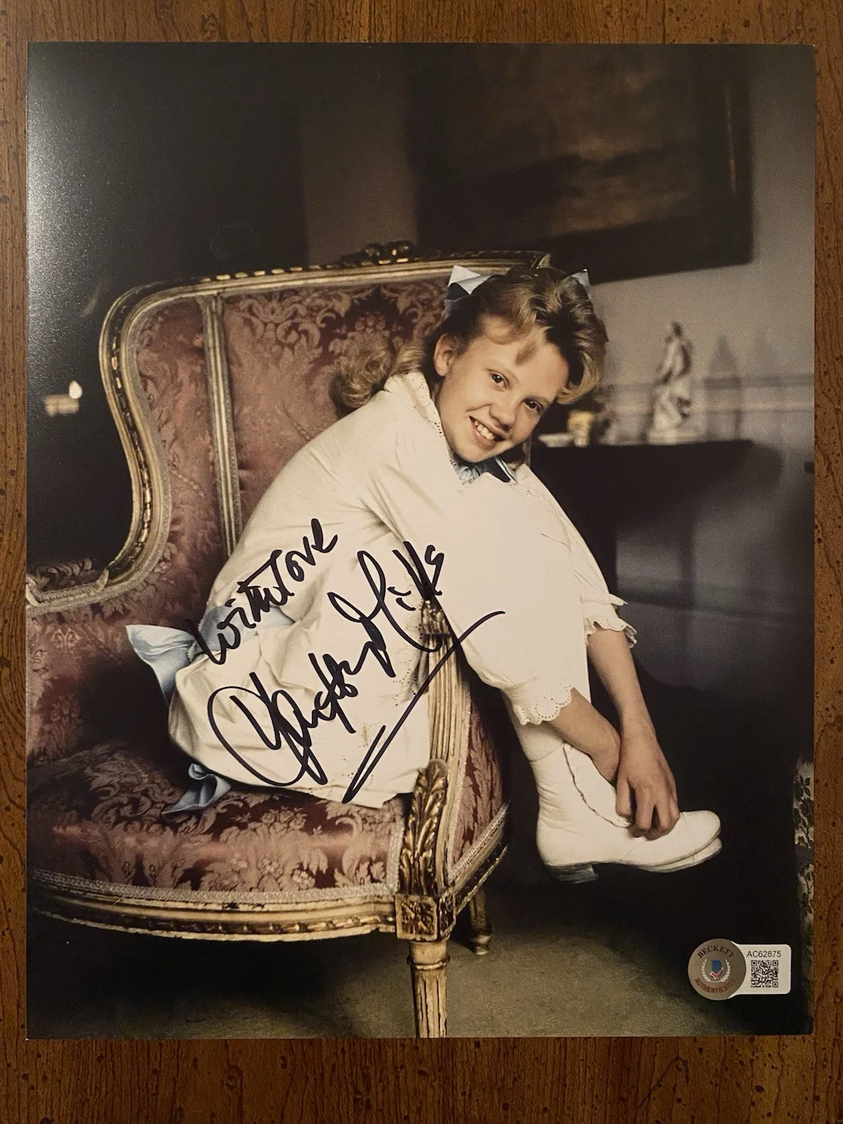 Hayley Mills — Hayley Mills Signed Autographed 8x10 Photo Pollyanna Disney Classic Beckett BAS