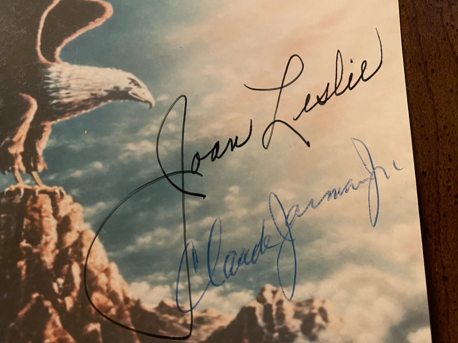 Claude Jarman Jr, Joan Leslie — Claude Jarman Jr Joan Leslie Signed Autographed Photo By Both JSA With LOA, изображение 2