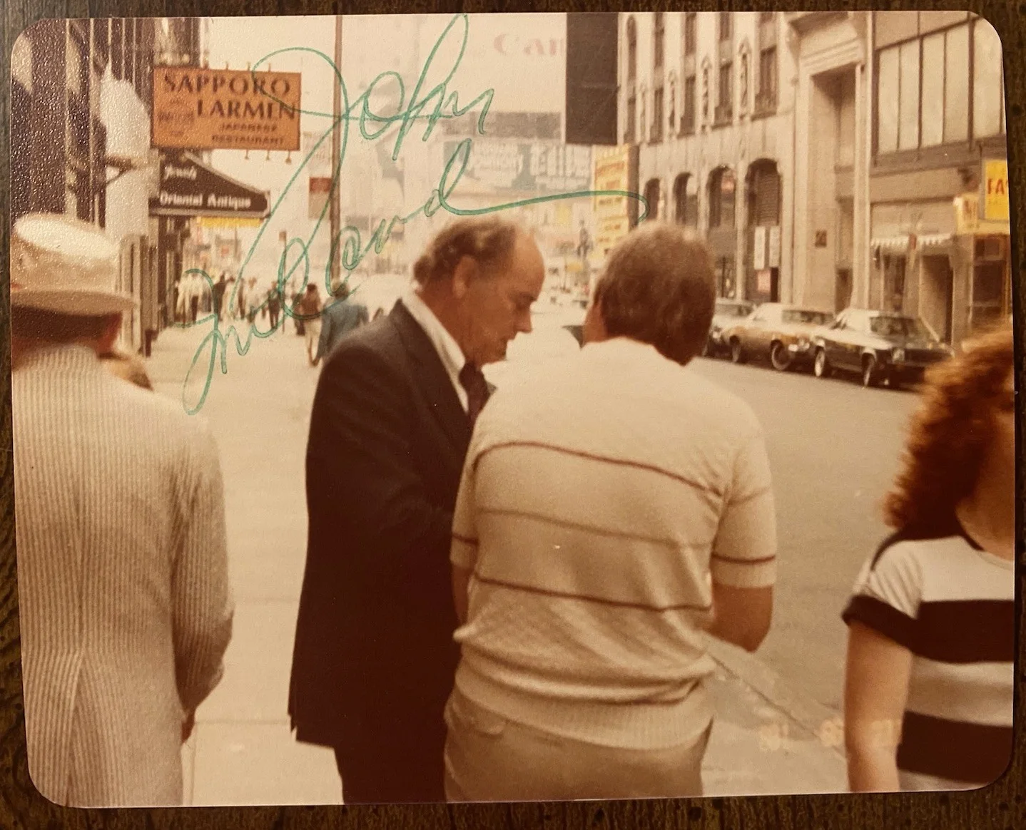 John Ireland — John Ireland Signed Autographed Candid Photo w COA Red River Spartacus Gunfight