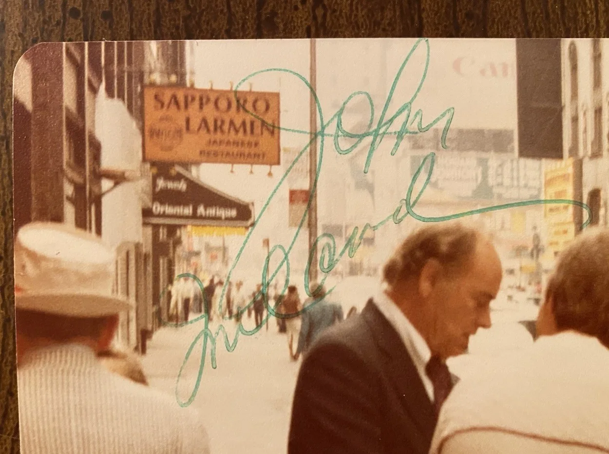 John Ireland — John Ireland Signed Autographed Candid Photo w COA Red River Spartacus Gunfight, image 2