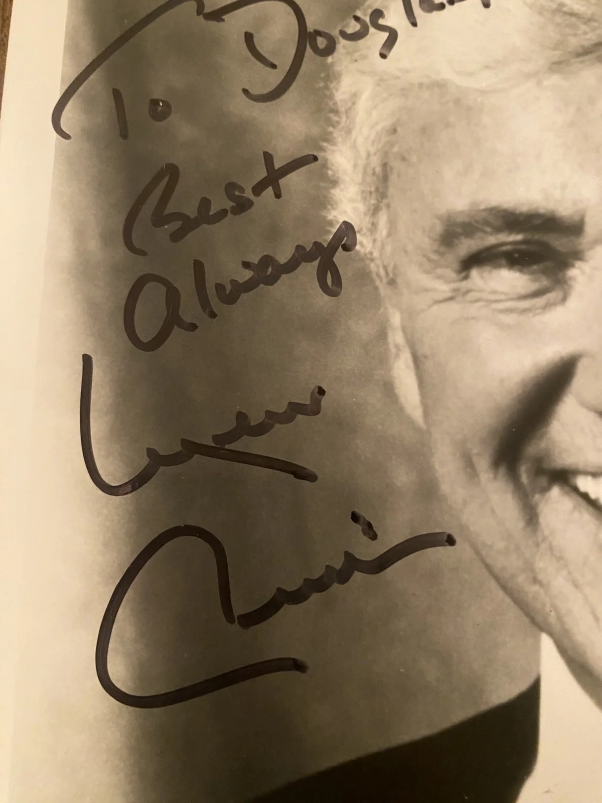 Merv Griffin — Merv Griffin Signed Autographed Photo With COA Merv Griffin Show Jeopardy Wheel, изображение 2