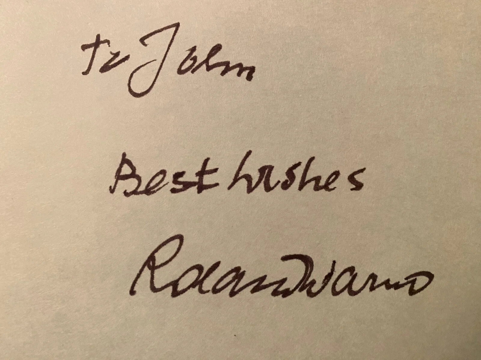 Roland Varno — Roland Varno Signed Autographed Page With COA Gunga Din To Be Or Not To Be RARE, image 2