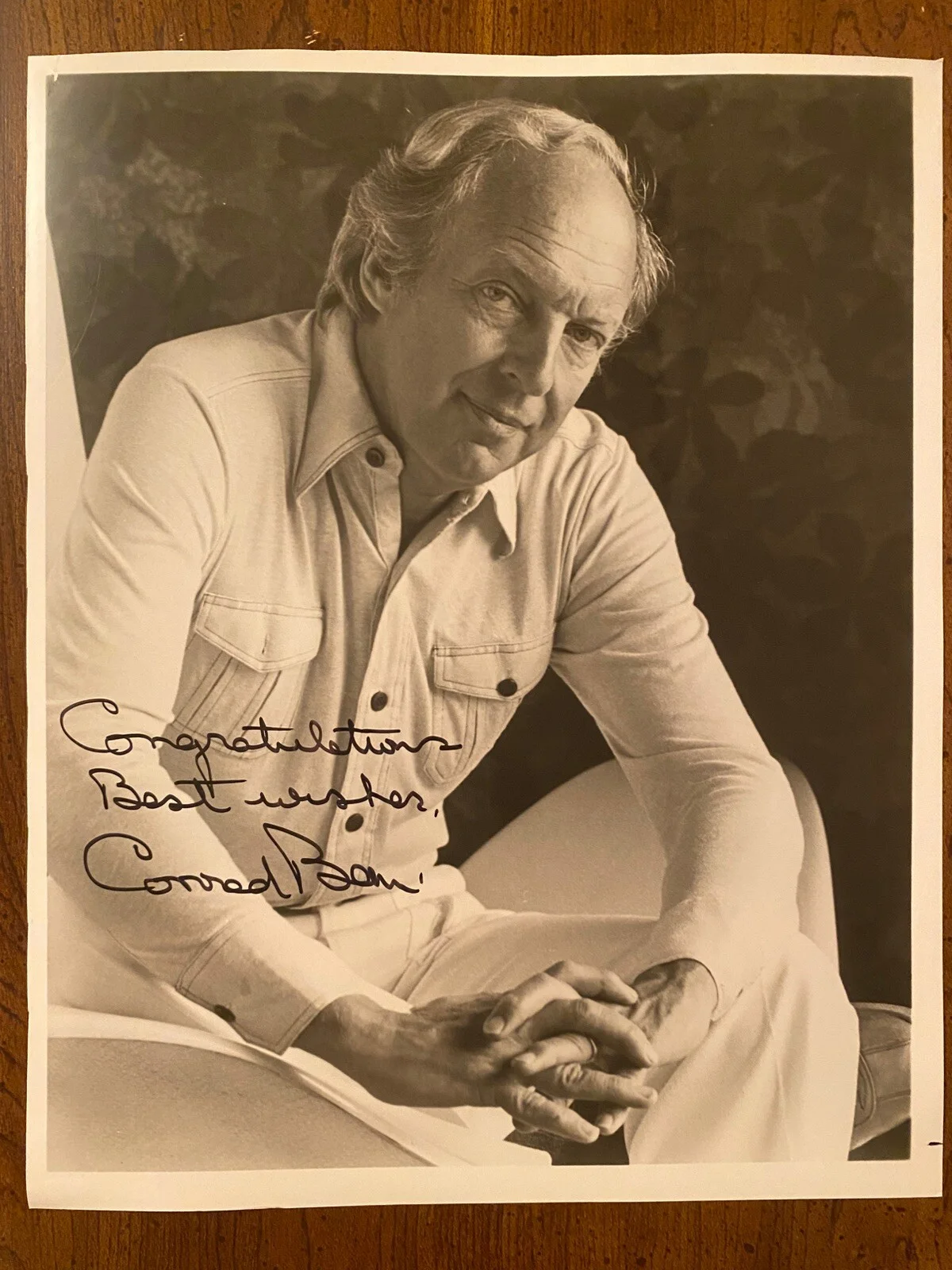 Conrad Bain — Conrad Bain Signed Autographed Photo With COA Diffrent Strokes Maude Mr Presiden