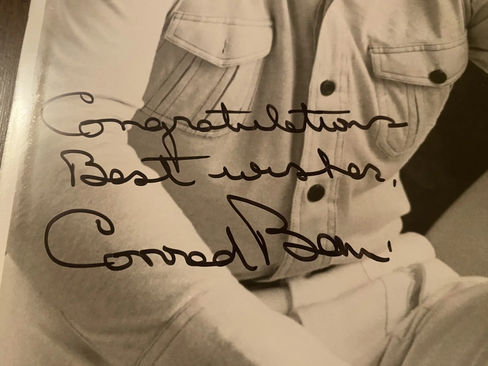 Conrad Bain — Conrad Bain Signed Autographed Photo With COA Diffrent Strokes Maude Mr Presiden, изображение 2