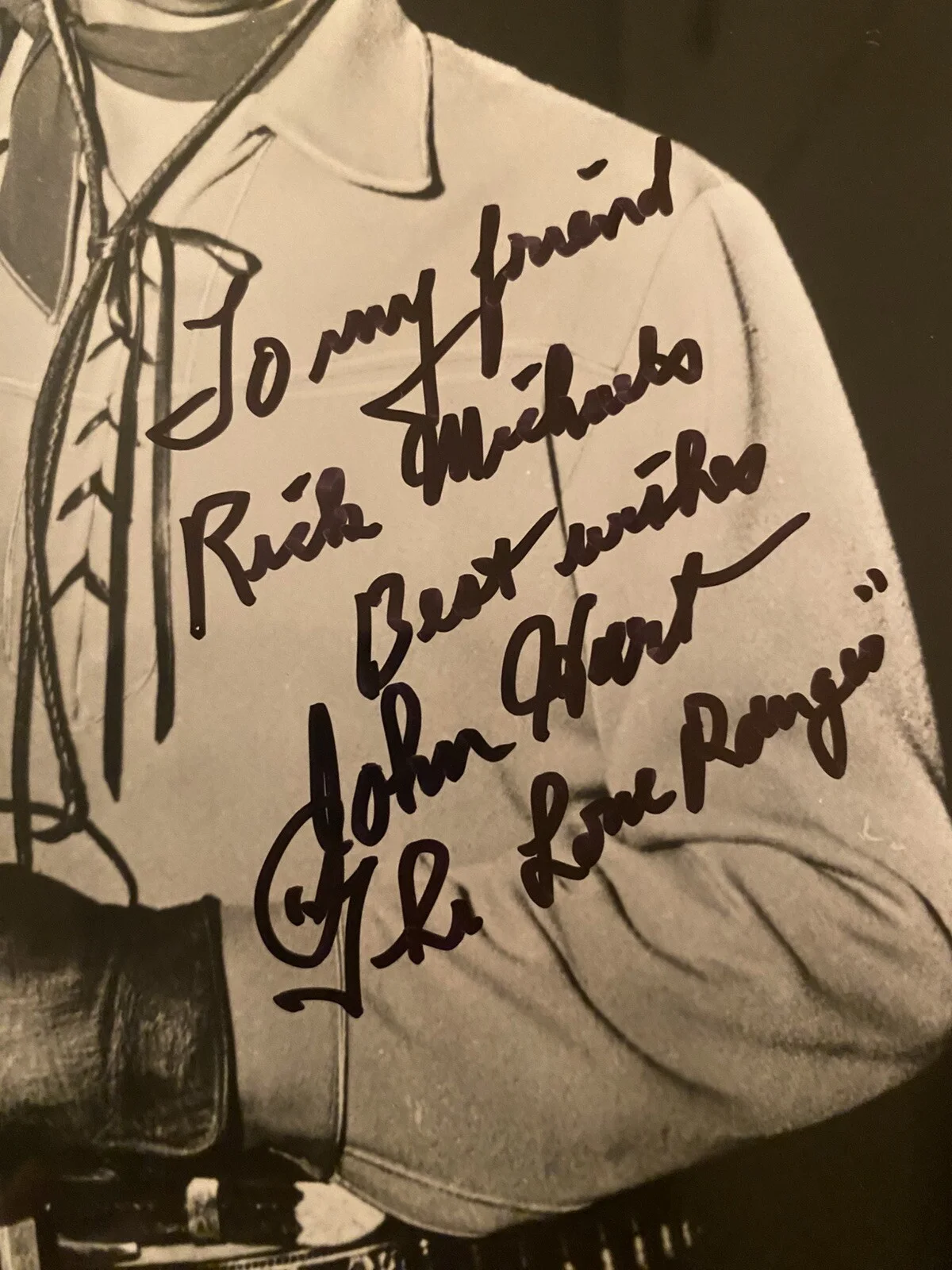 John Hart — John Hart Signed Autographed Photo With COA The Lone Ranger Rawhide I Love Lucy, изображение 2