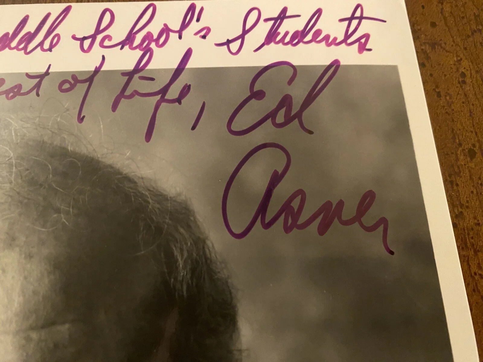 Ed Asner — Ed Asner Signed Autographed Photo w COA Mary Tyler Moore Show Lou Grant Elf Up, image 2