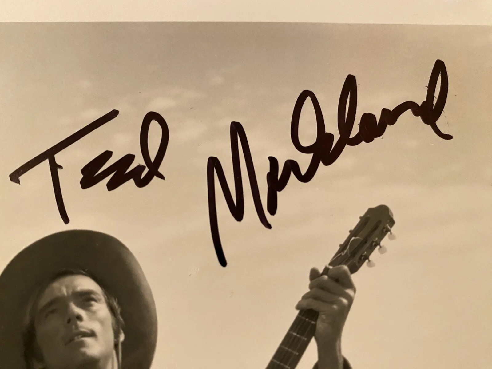 Ted Markland — Ted Markland Signed Autographed Photo With COA The High Chaparral Bonanza Etc, image 2