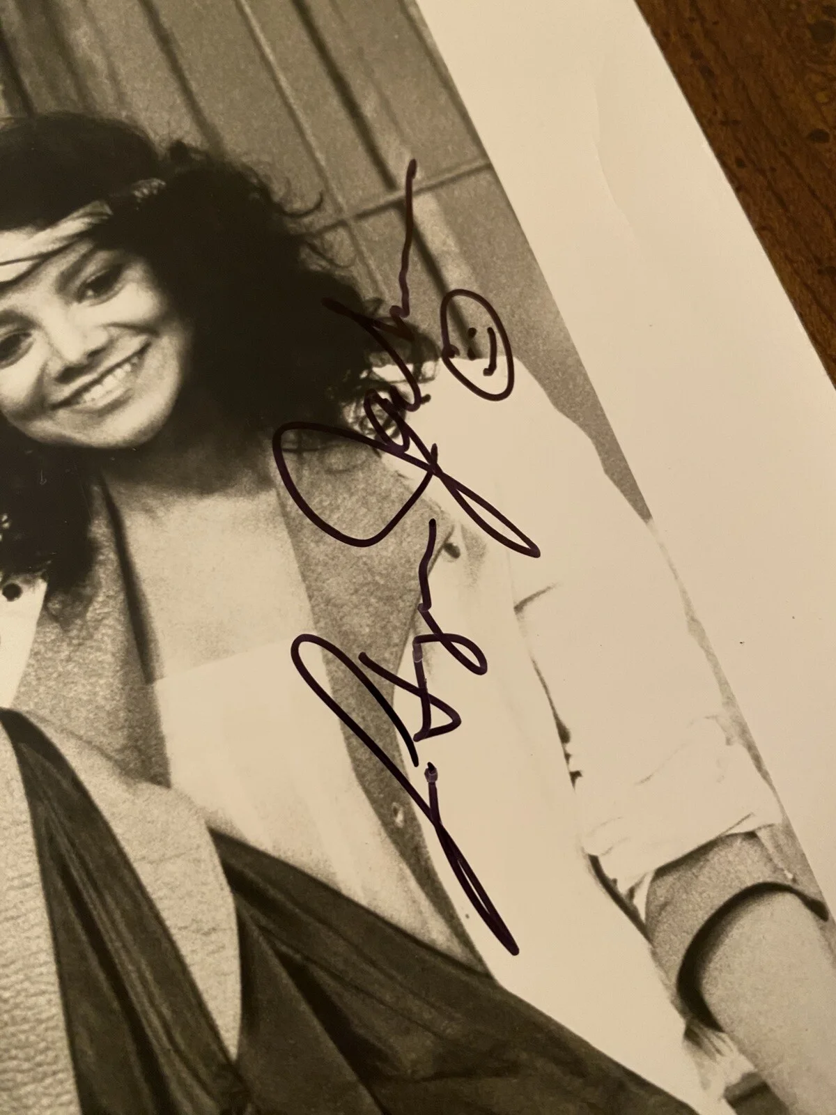 Gary Collins, Latoya Jackson — Gary Collins Latoya Jackson Signed Autographed Photo With COA Hour Magazine RARE, image 3