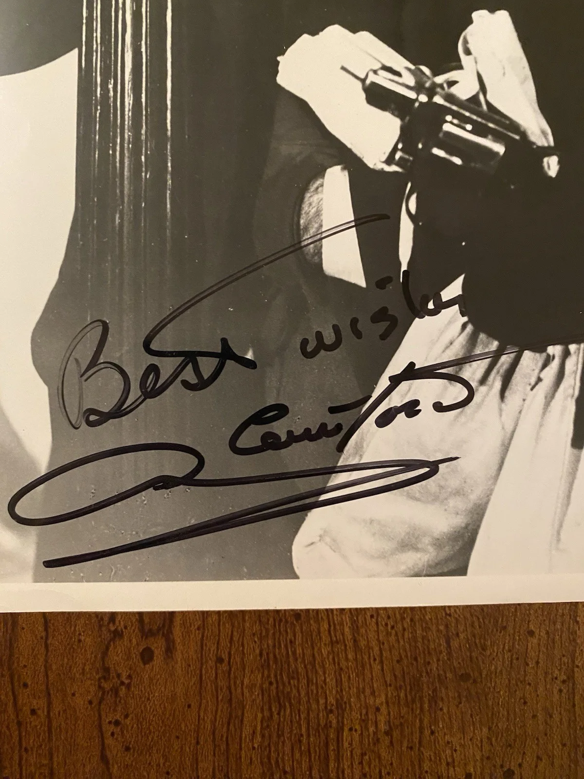 Glenn Ford — Glenn Ford Signed Autographed Photo With COA The Money Trap w Ricardo Montalban, изображение 2