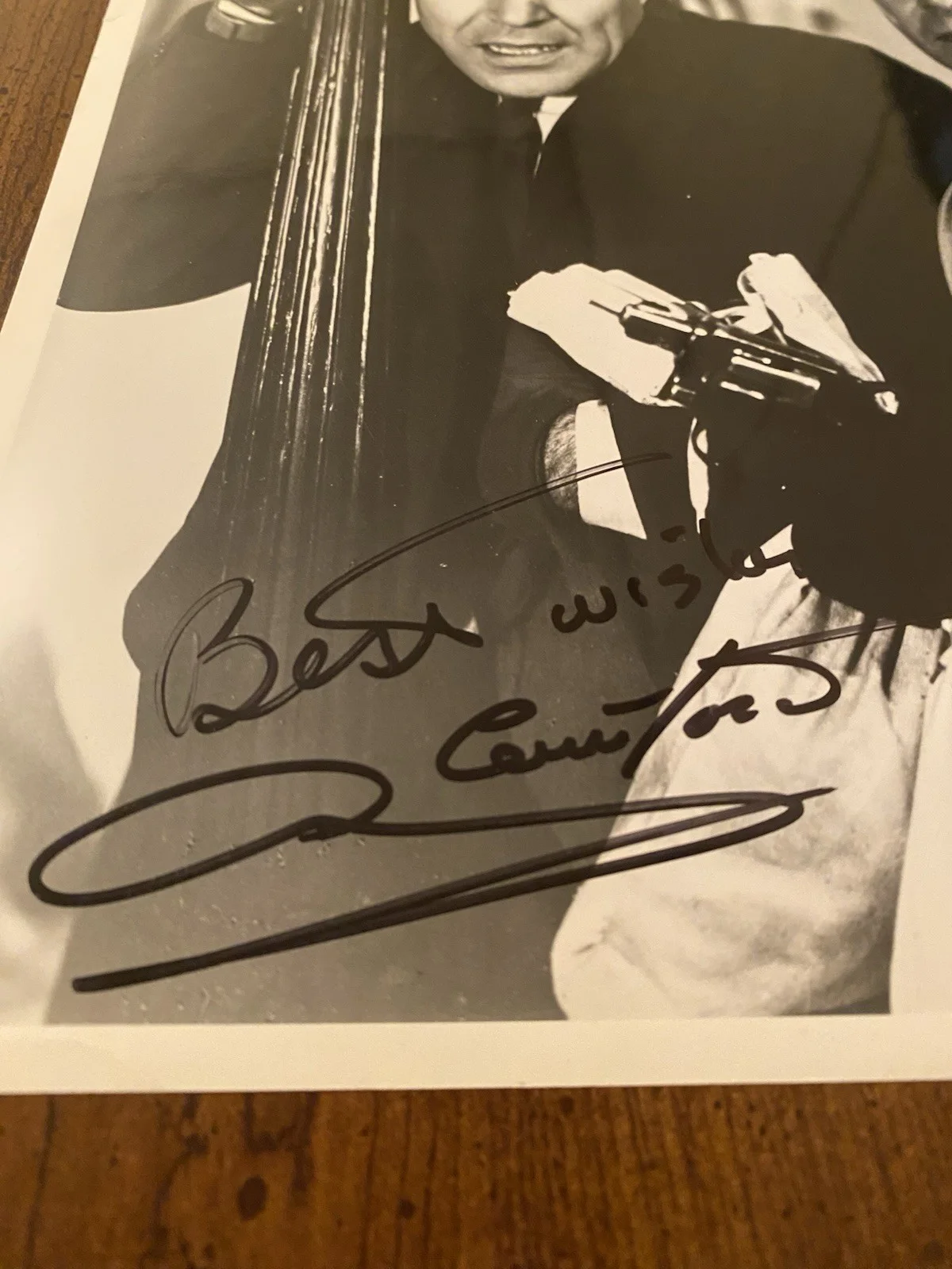 Glenn Ford — Glenn Ford Signed Autographed Photo With COA The Money Trap w Ricardo Montalban, изображение 3