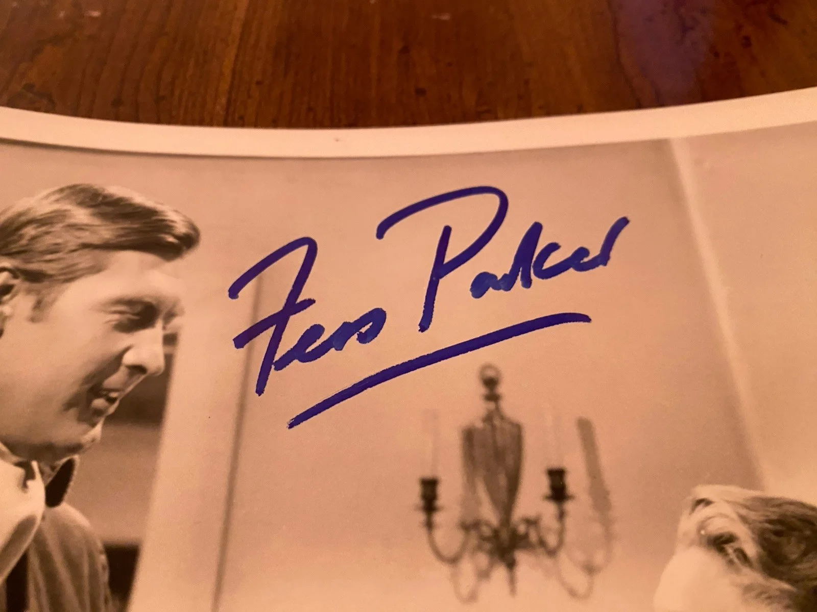 Fess Parker — Fess Parker Signed Autographed Vintage Photo With COA The Light In The Forest, image 3