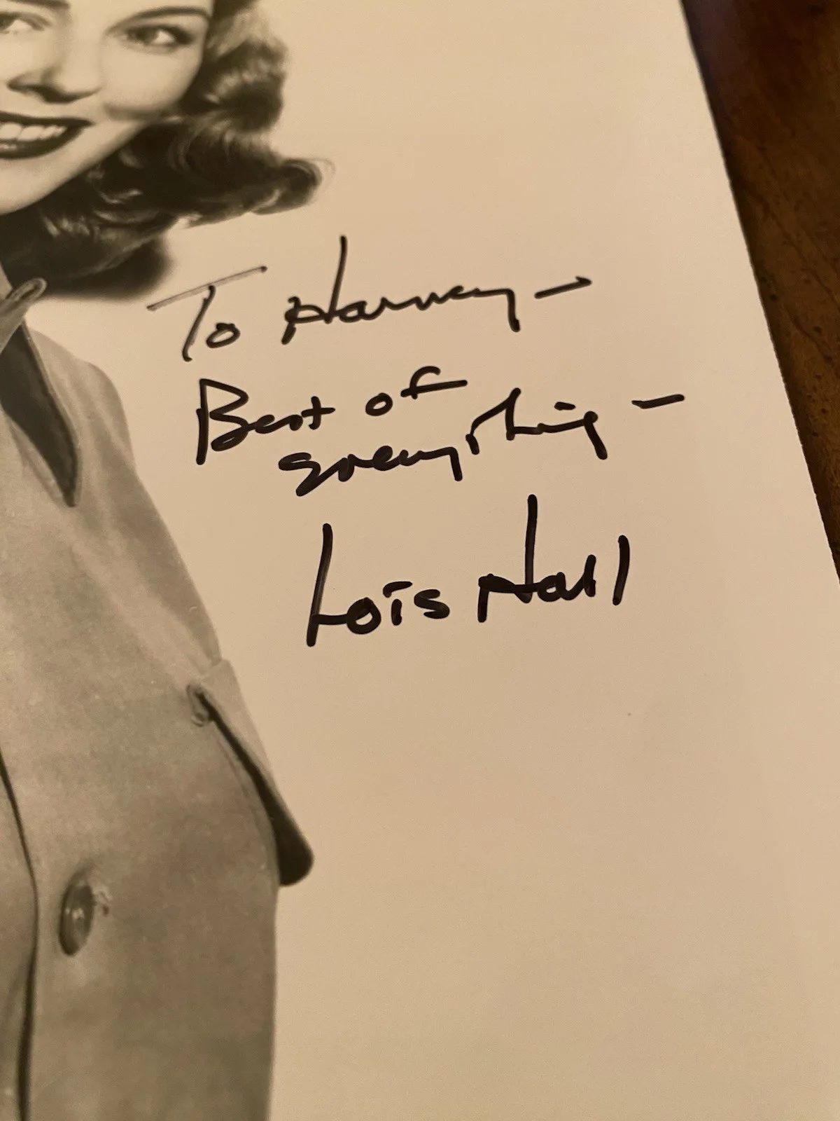 Lois Hall — Lois Hall Signed Autographed Photo w COA Blazing Bullets Daughter Of The Jungle, изображение 3