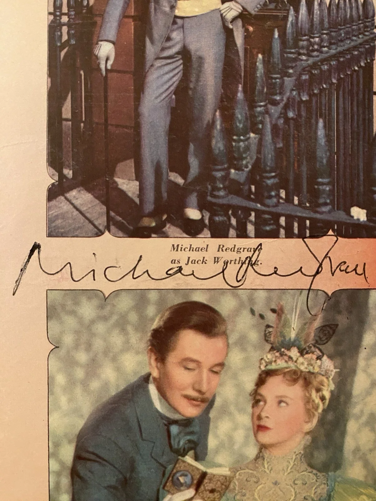 Michael Redgrave — Michael Redgrave Signed Autographed Photo w COA The Importance Of Being Earnest, изображение 2