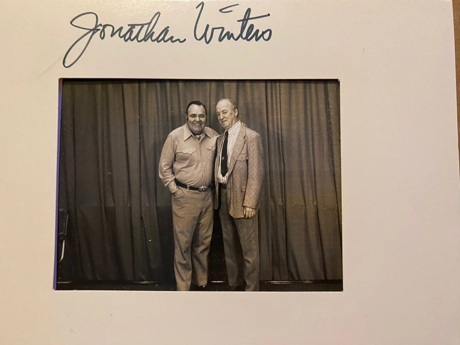 Jonathan Winters — Jonathan Winters Signed Autographed Vintage Frame 1970’s It’s A Mad Mad World, image 2