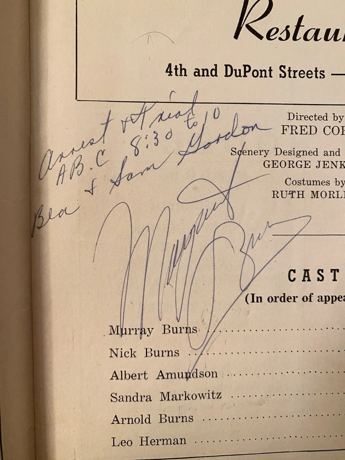Margaret O’Brien, Barry Gordon, Dane Clark, Cast — Margaret O’Brien Barry Gordon Dane Clark Etc Signed Playhouse Program With COA, image 3