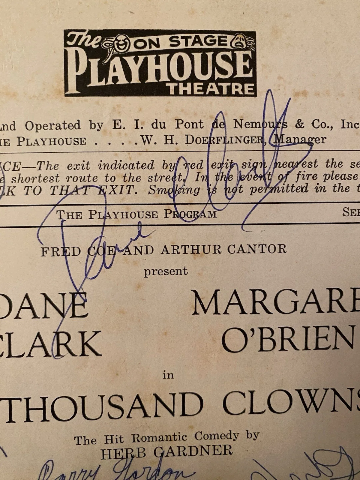 Margaret O’Brien, Barry Gordon, Dane Clark, Cast — Margaret O’Brien Barry Gordon Dane Clark Etc Signed Playhouse Program With COA, image 4