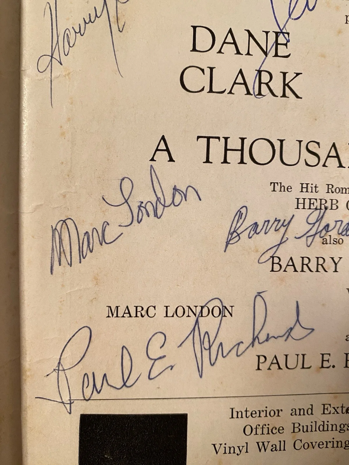Margaret O’Brien, Barry Gordon, Dane Clark, Cast — Margaret O’Brien Barry Gordon Dane Clark Etc Signed Playhouse Program With COA, image 5