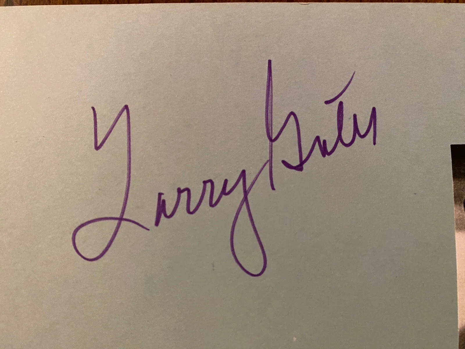 Larry Gates — Larry Gates Signed Autograph With COA Twilight Zone In The Heat Of The Night Etc, изображение 2