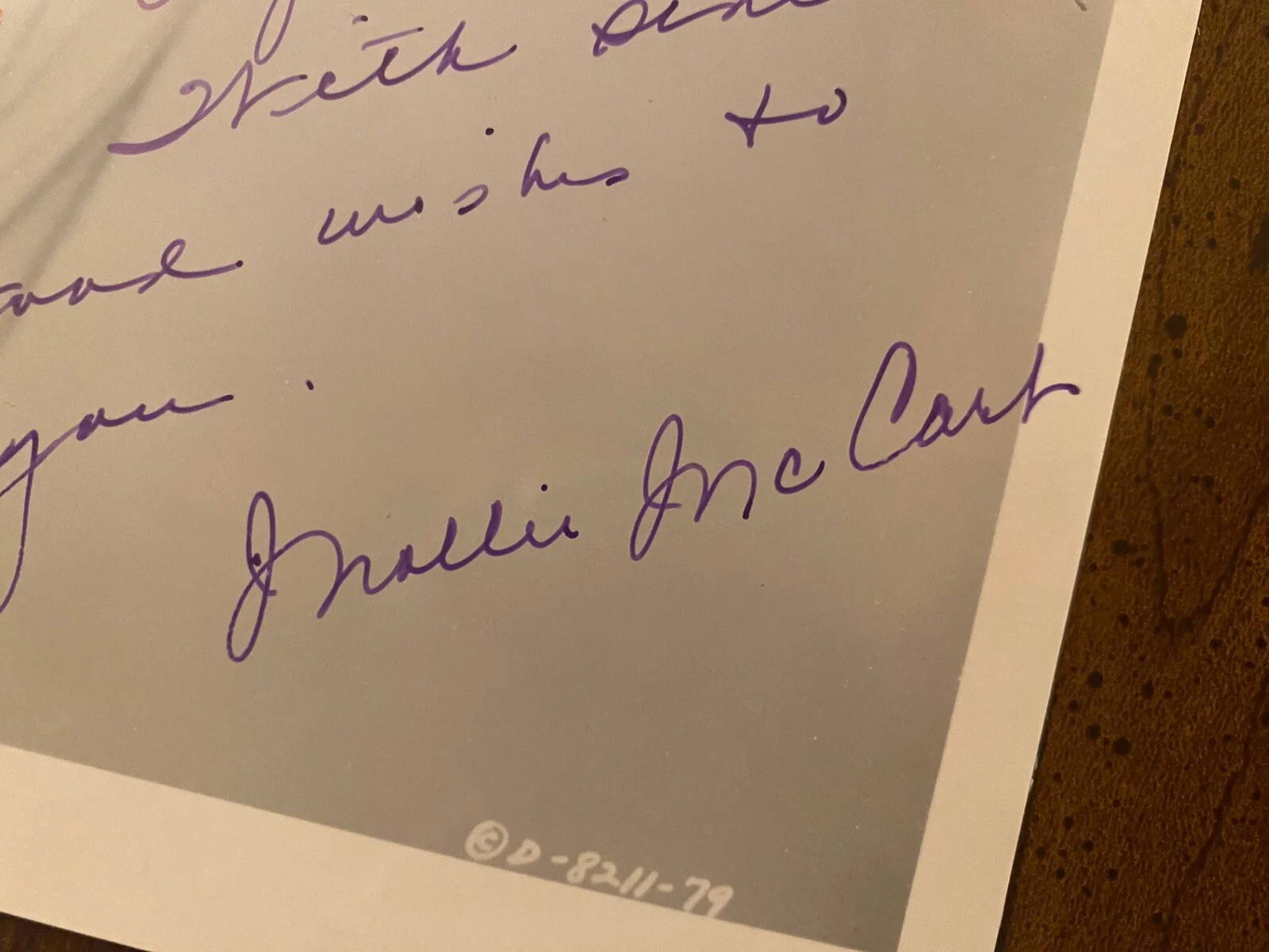 Molly McCart — Molly McCart Signed Autographed Photo With COA A Kiss Before Dying Dino Etc, image 2