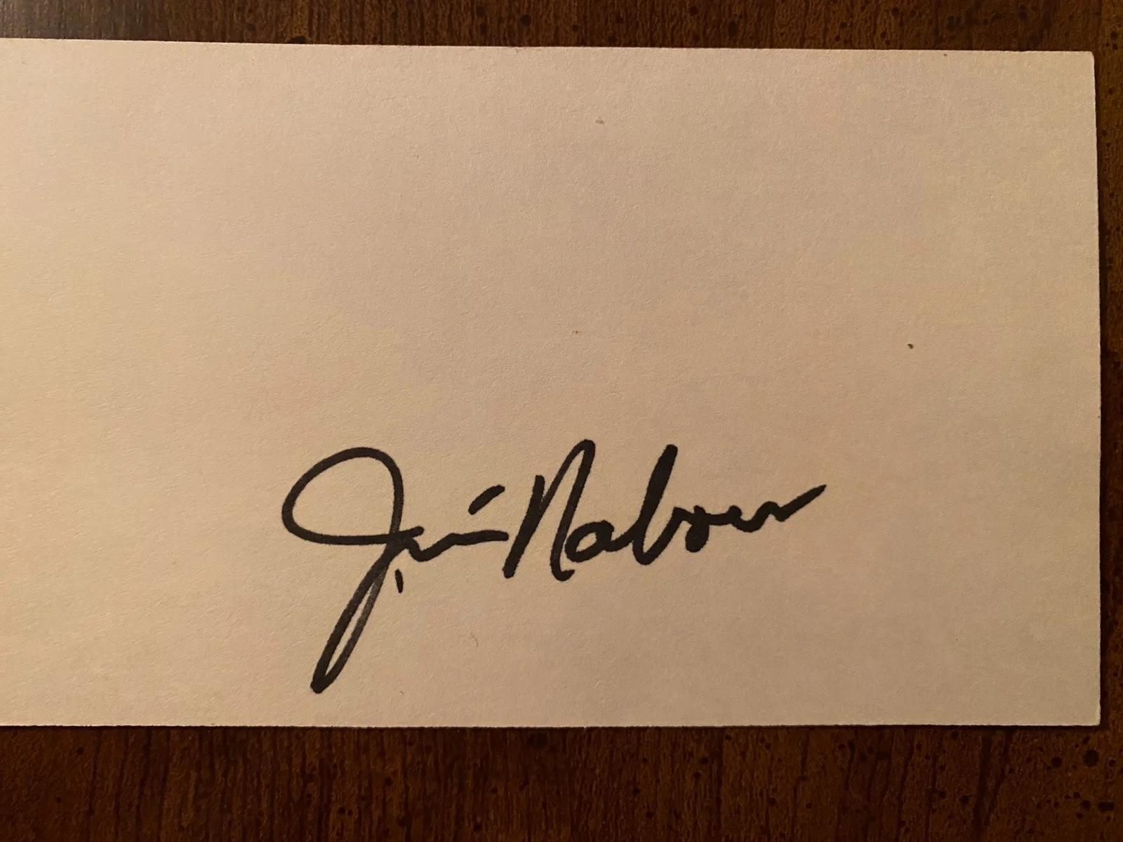 Jim Nabors — Jim Nabors Signed Autographed Index Card With Photo Gomer Pyle USMC Frank Sutton, image 3