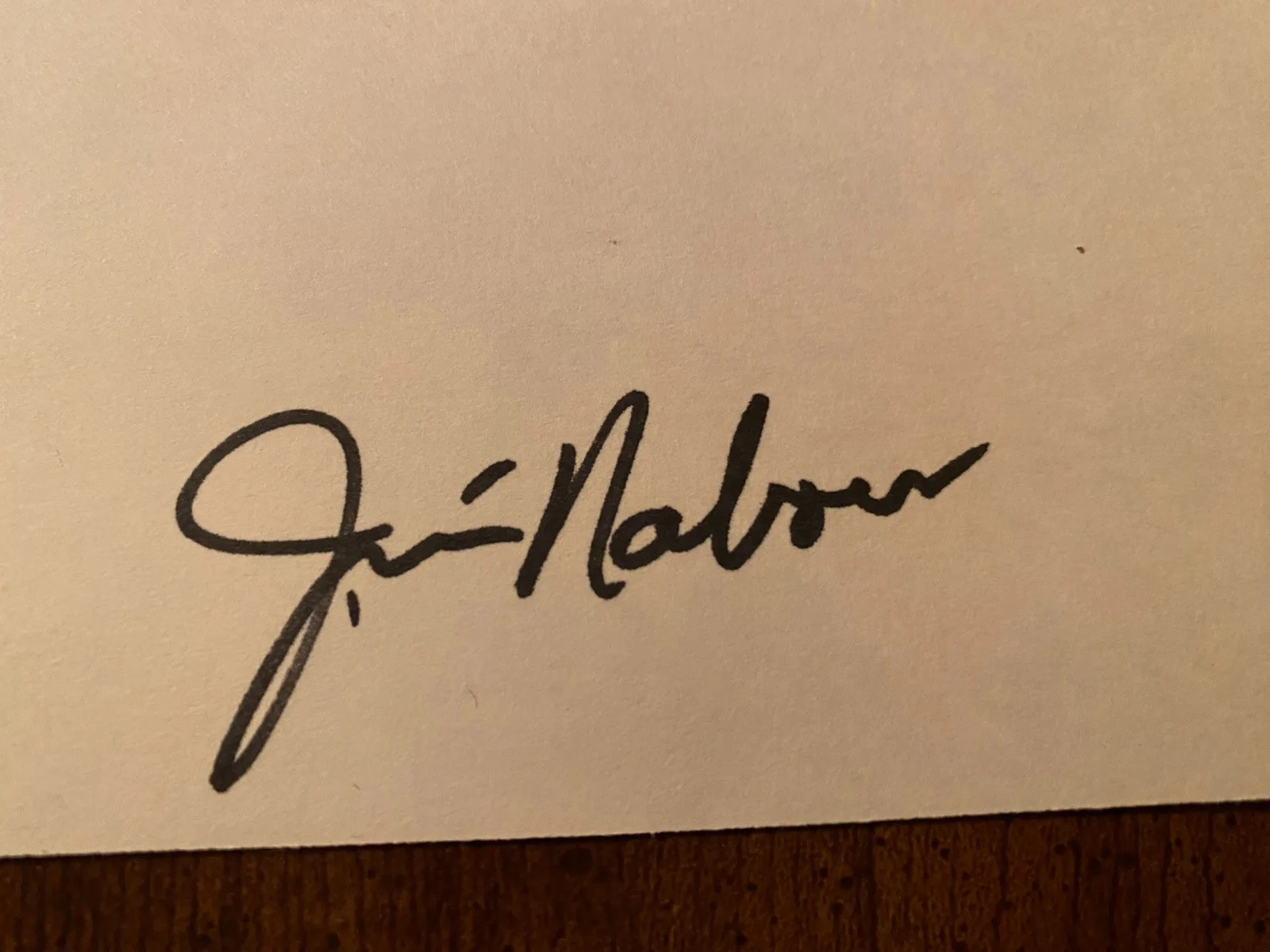 Jim Nabors — Jim Nabors Signed Autographed Index Card With Photo Gomer Pyle USMC Frank Sutton, image 4