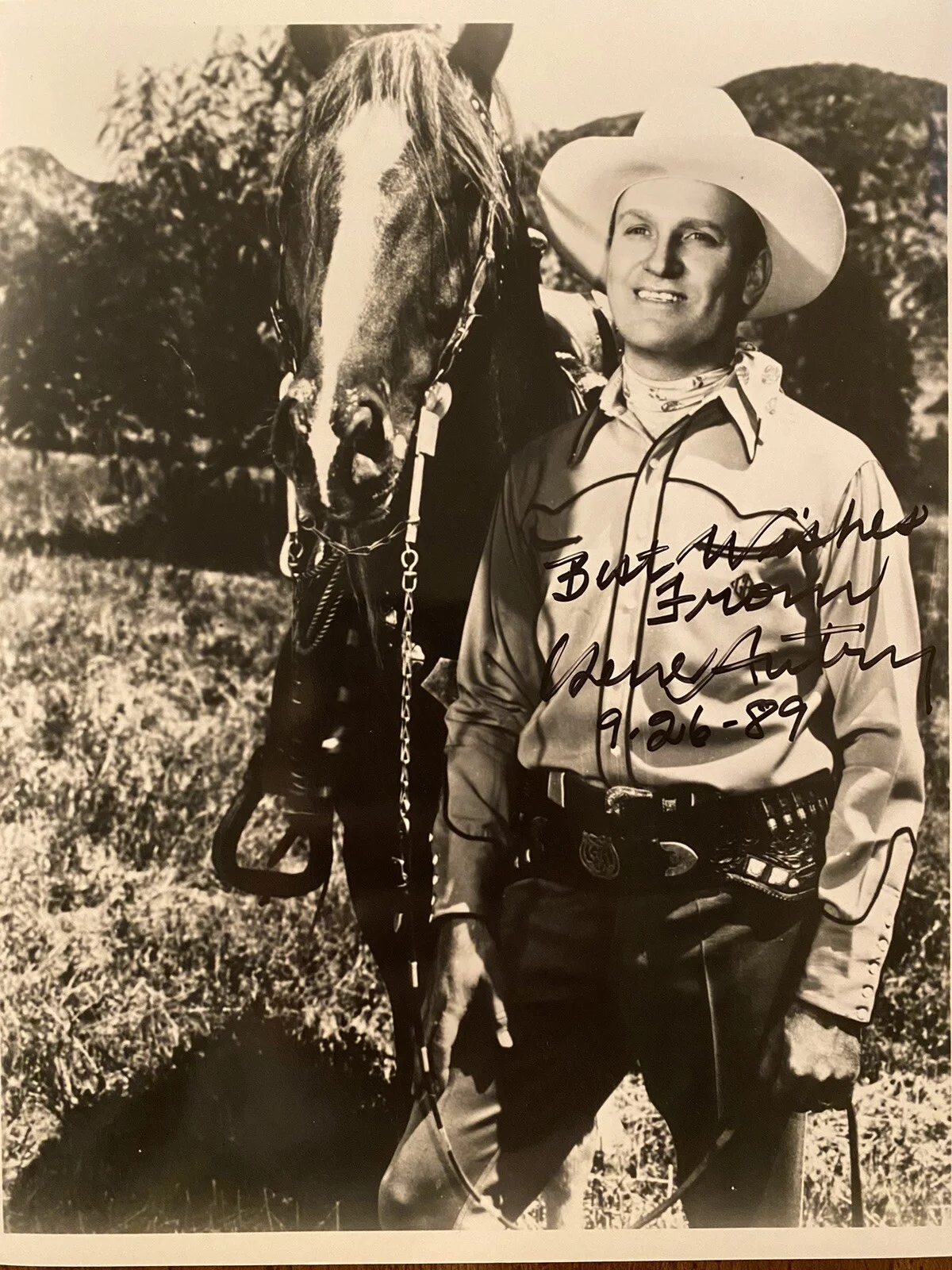 Gene Autry — Gene Autry Signed Autographed Photo Lot Gene Autry Show Rudolph The Red Nosed….., изображение 2