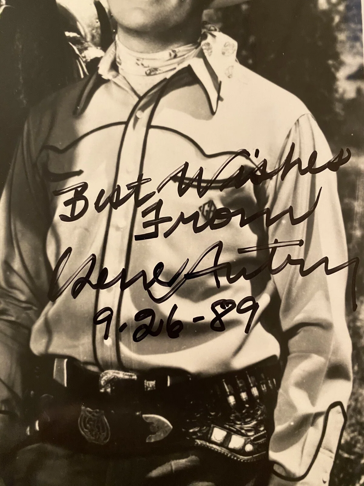 Gene Autry — Gene Autry Signed Autographed Photo Lot Gene Autry Show Rudolph The Red Nosed….., изображение 3