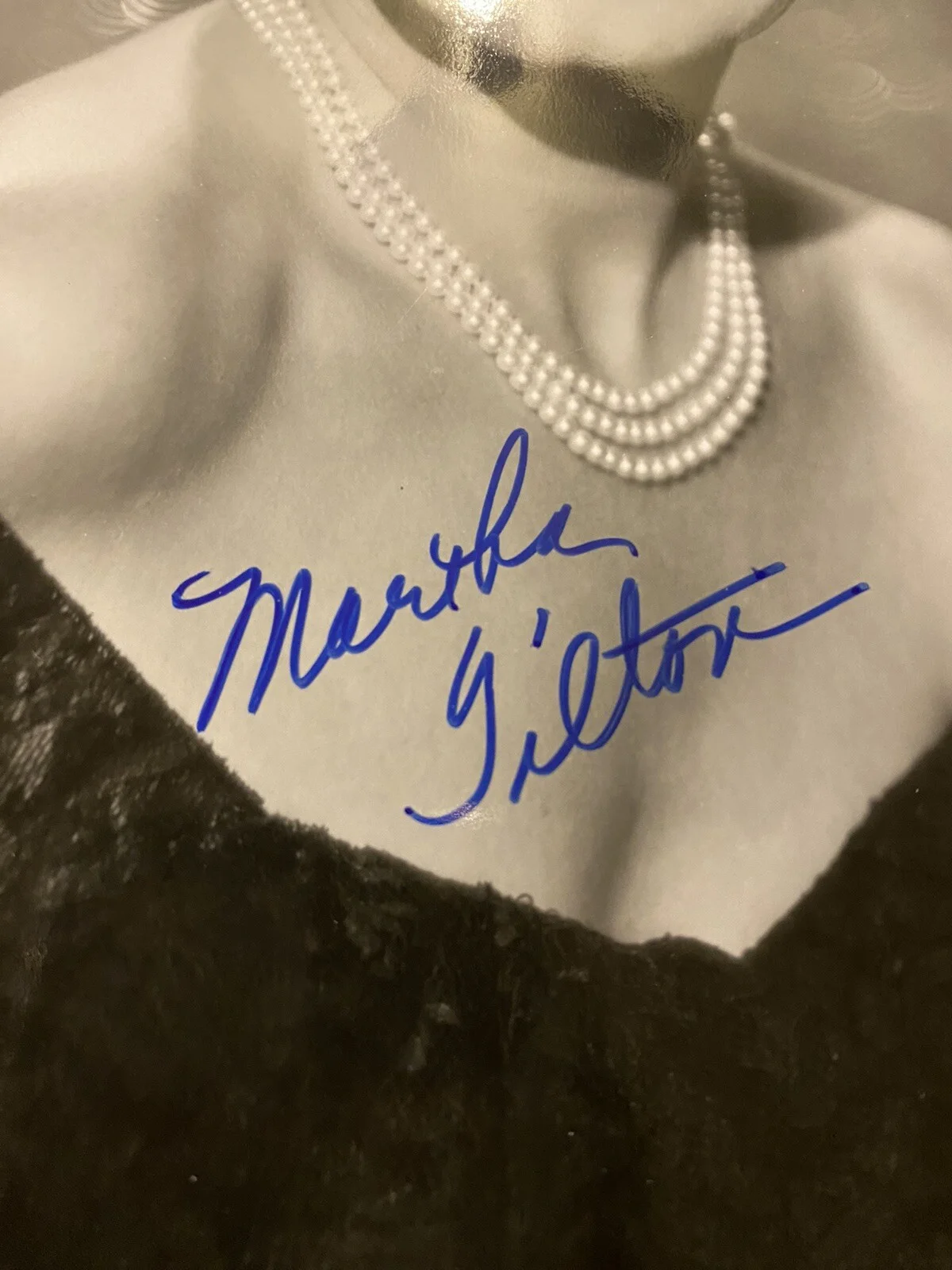 Martha Tilton Signed Autographed Photo Singer With COA And The Angels Sing, изображение 2