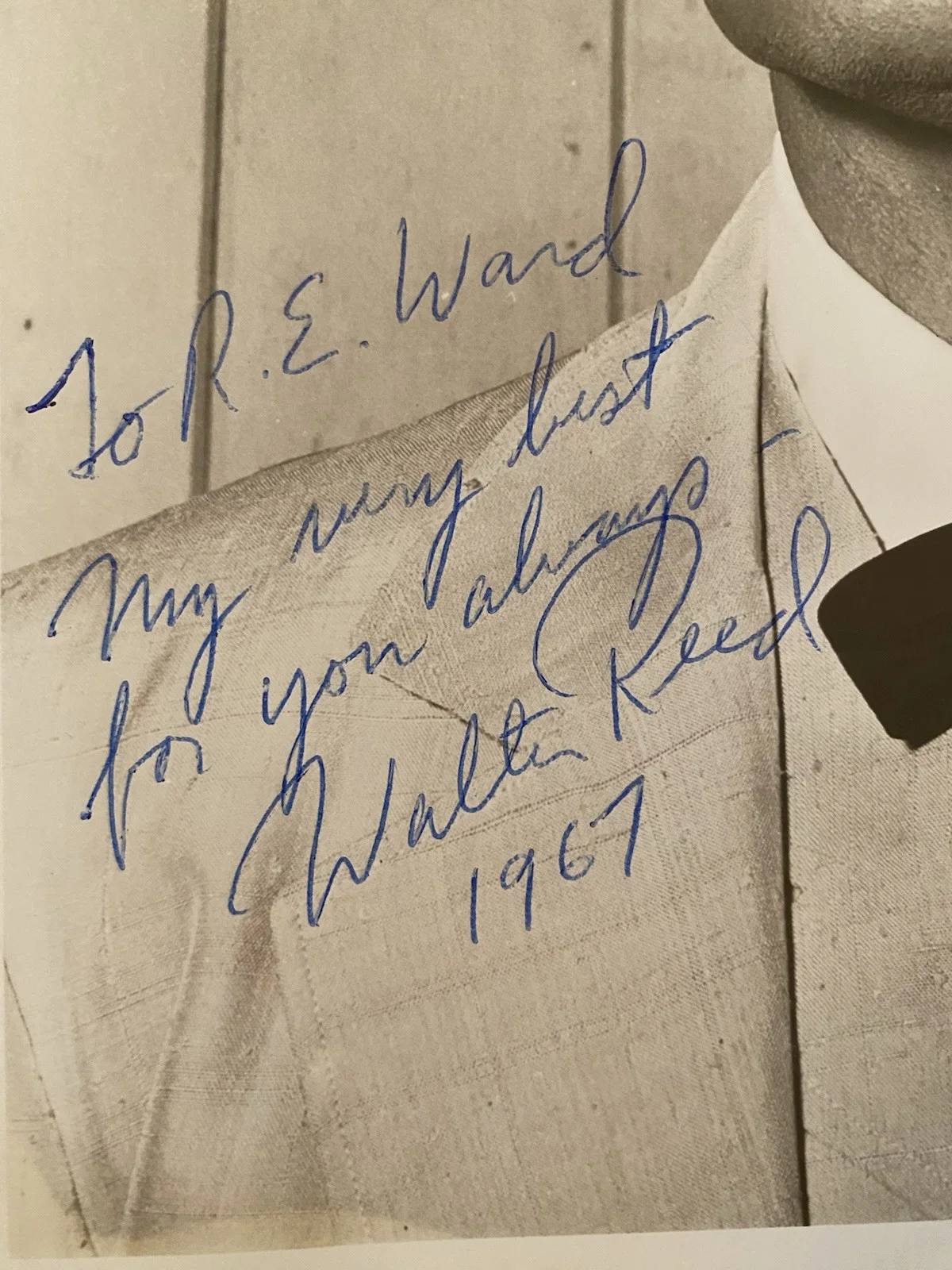 Walter Reed — Walter Reed Signed Autographed Photo With COA Bonanza The Virginian Annie Oakley, image 2