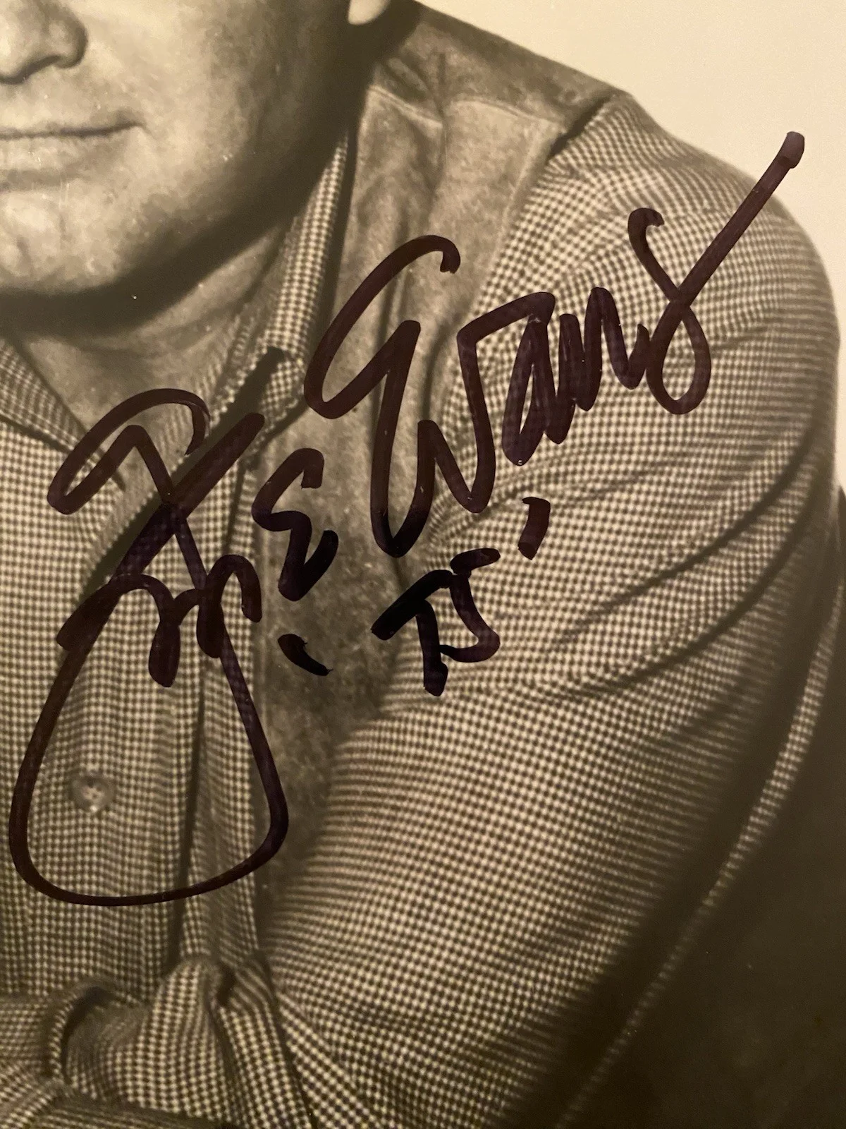 Gene Evans — Gene Evans Signed Autographed Photo w COA Gunsmoke Bonanza Daniel Boone Rawhide, изображение 2