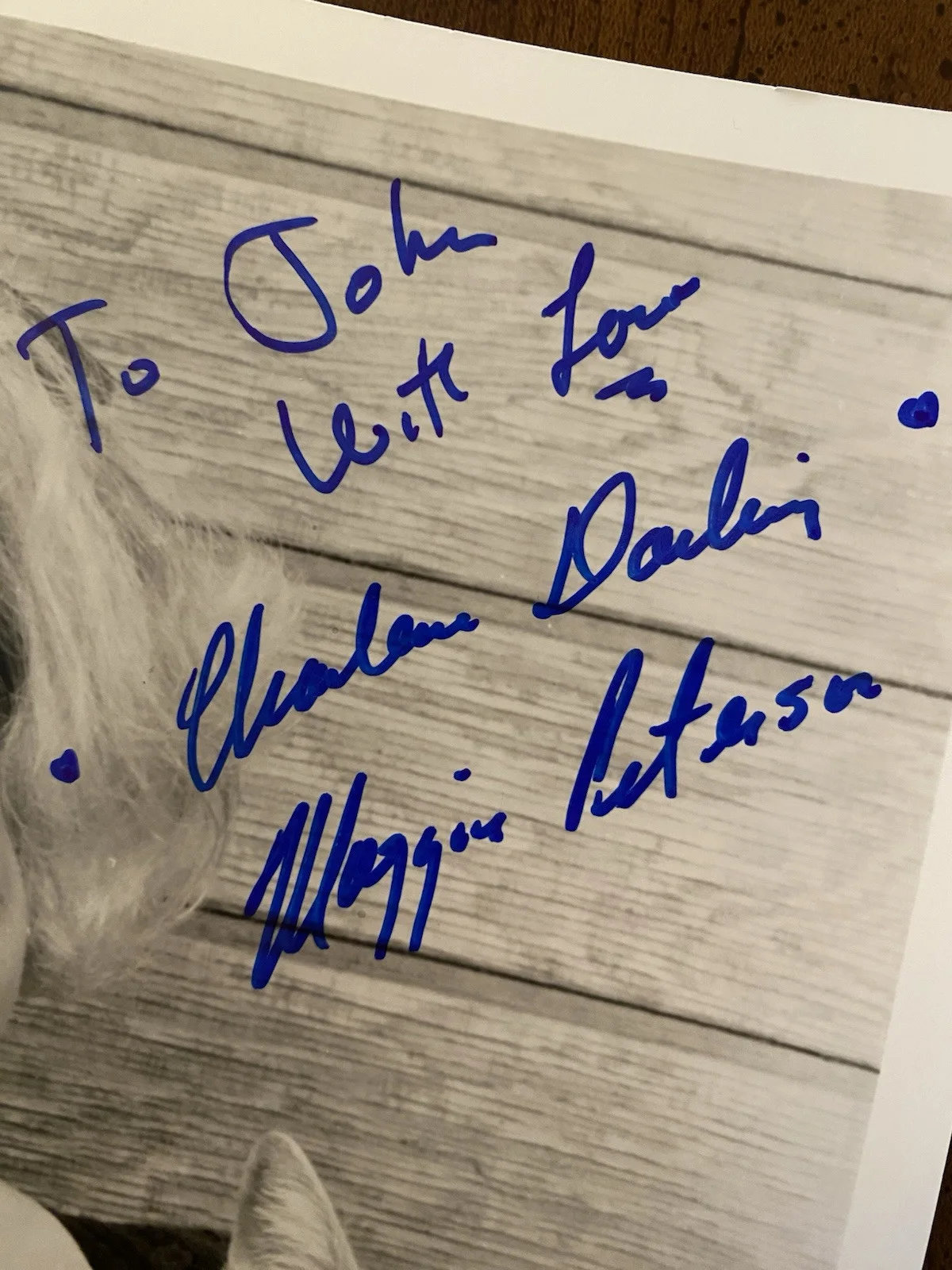 Maggie Peterson — Maggie Peterson Charlene Darling Signed The Andy Griffith Show Photo In Person, изображение 2