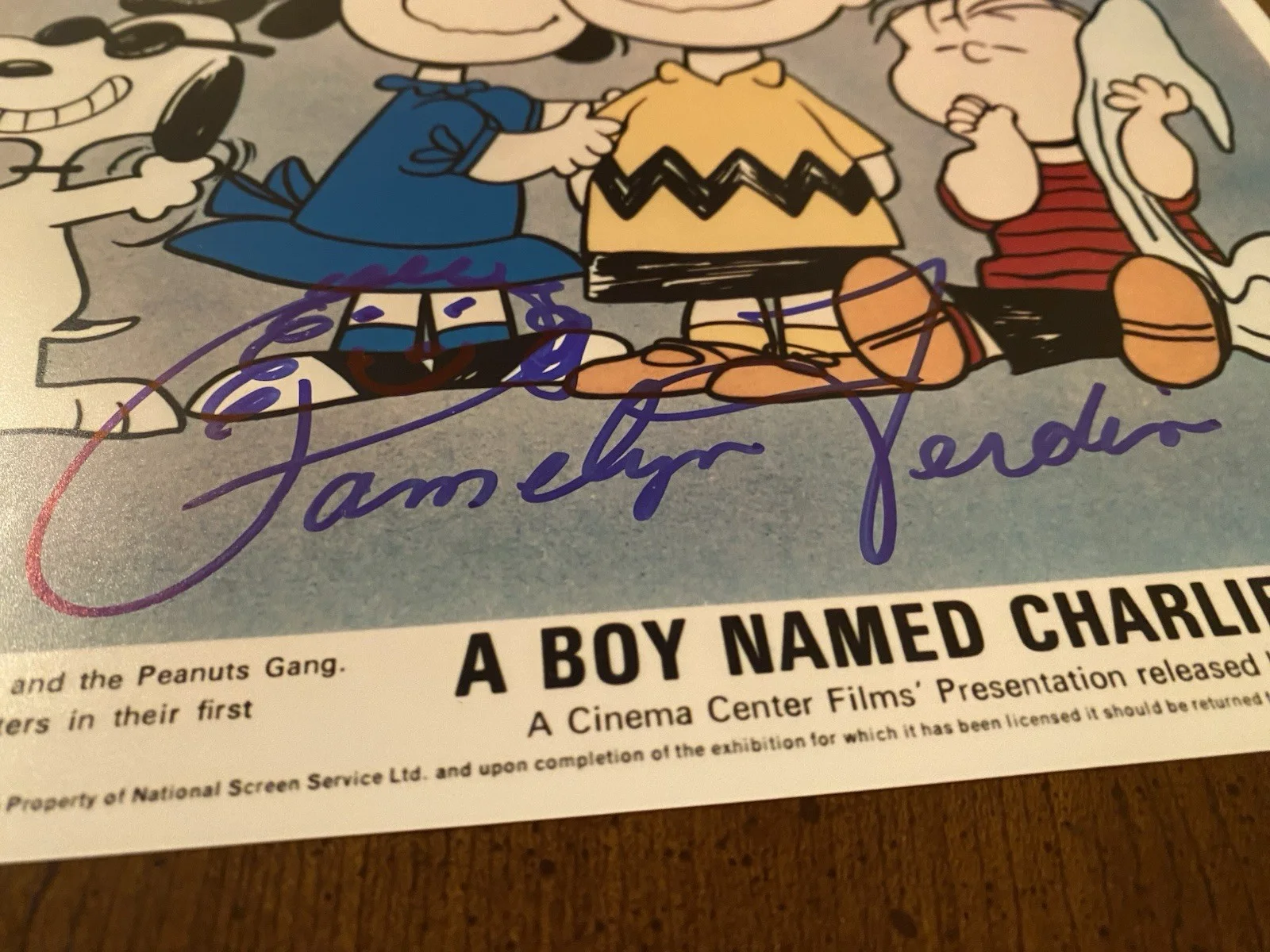 Pamelyn Ferdin — Pamelyn Ferdin Signed Autographed Photo With COA A Boy Named Charlie Brown Lucy, image 3