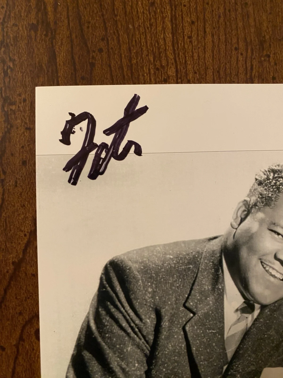 Fats Domino Signed Autographed Photo With COA The Fat Man Rock And Roll Singer, изображение 2
