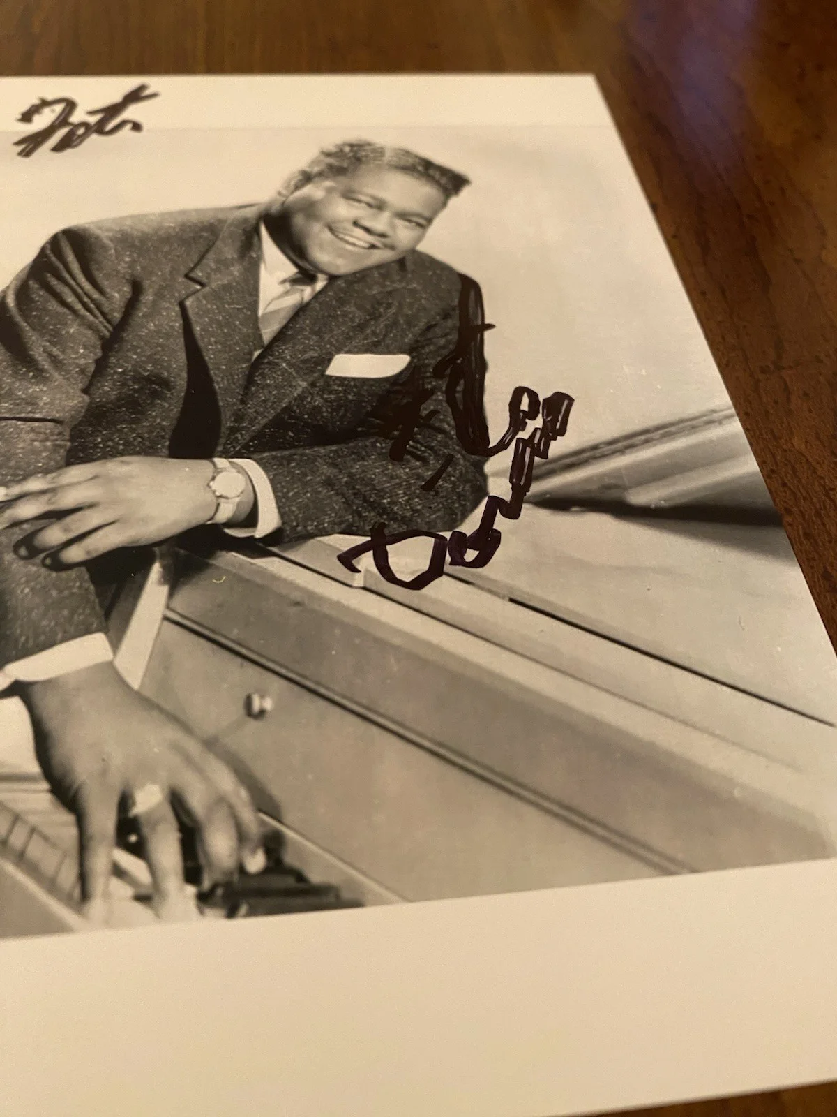 Fats Domino Signed Autographed Photo With COA The Fat Man Rock And Roll Singer, изображение 4